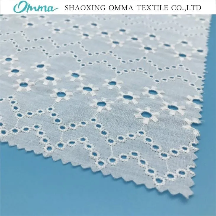 cotton eyelet fabric by the yard