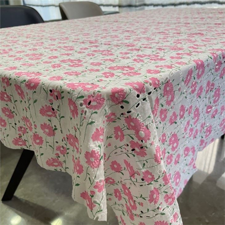 Embroidery Over Printed Fabric